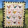 Lady Hens Quilt Blanket Yld9  Quilt